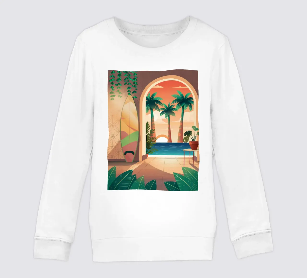 Archway to Eden kids sweatshirt by Ink Pulse