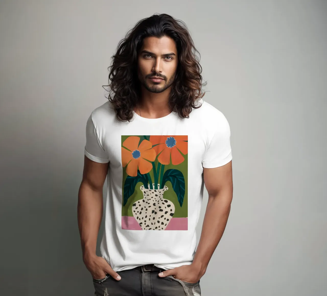 Fioritura dalmata t-shirt da Rain Balance