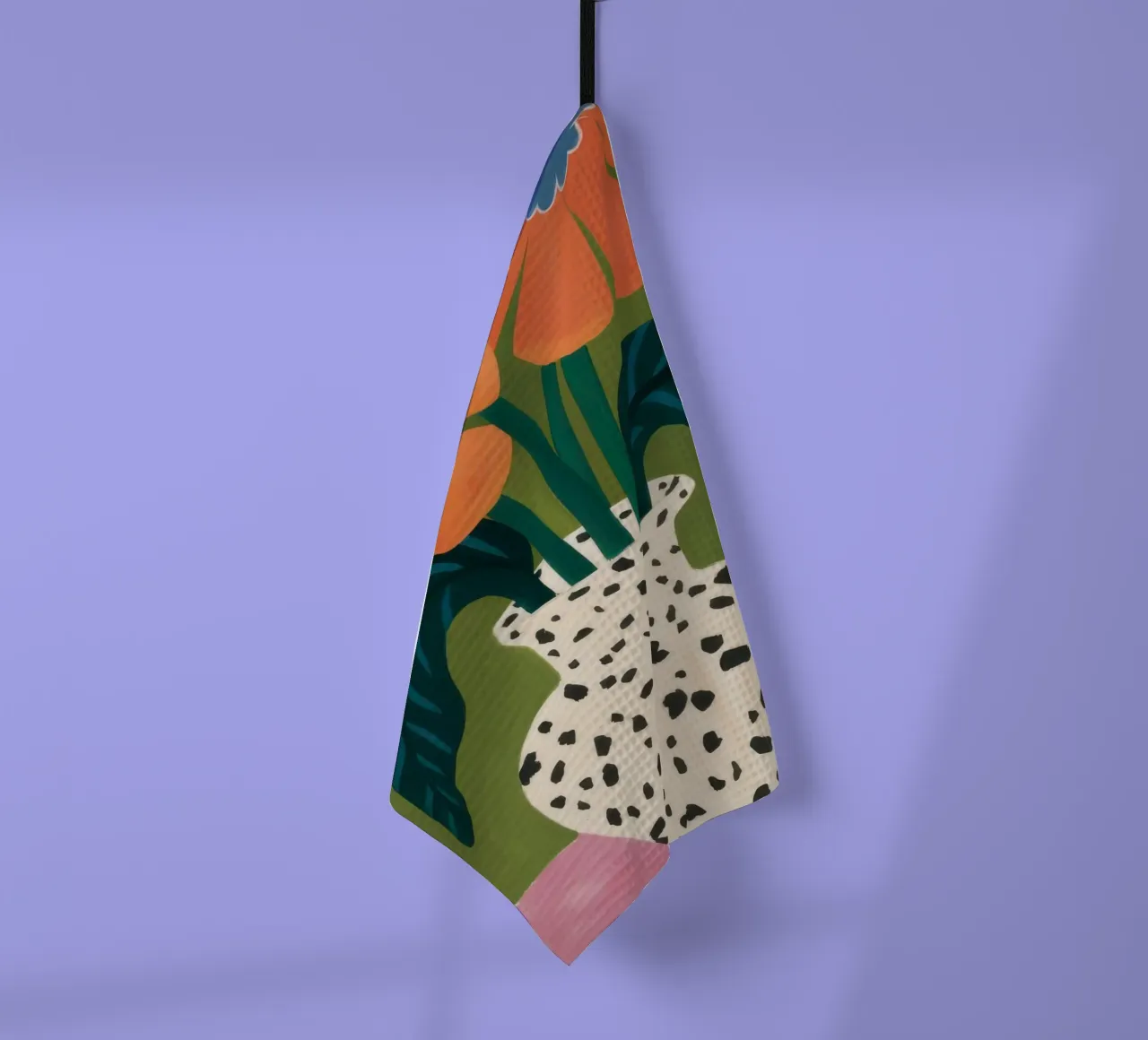 Fioritura dalmata canovaccio da cucina da Rain Balance
