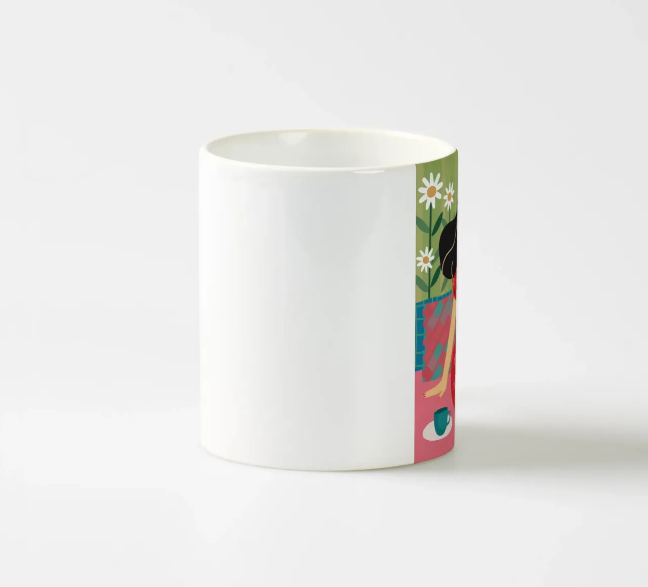 Accogliente compagno di lettura tazza in ceramica da Mythy Brush