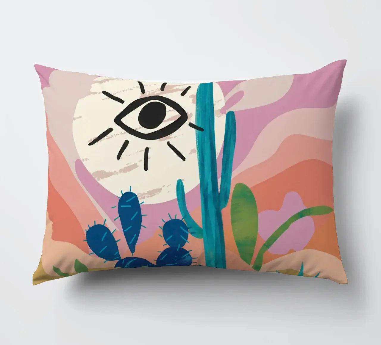 Visione del cactus mistico cuscino da Giant Foxs