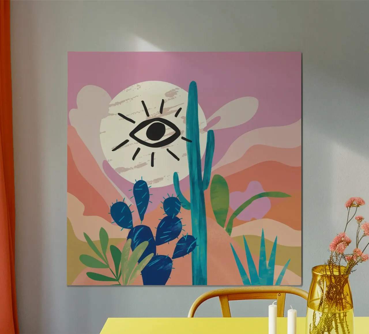 Visione del cactus mistico poster da Giant Foxs