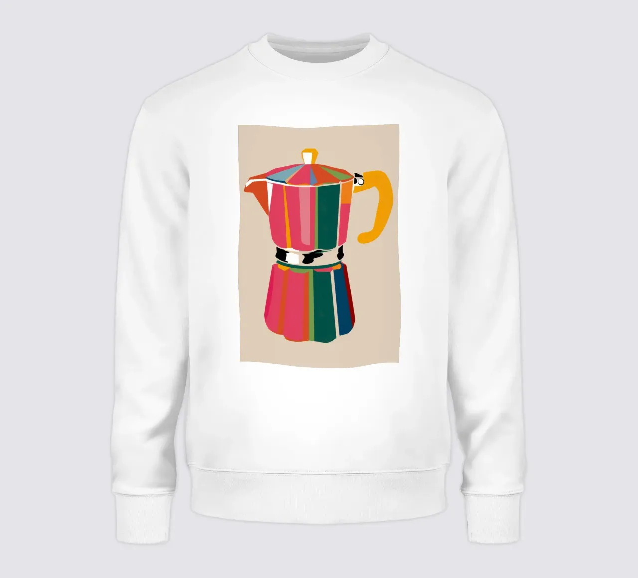 Pentola Moka Pop Art felpa da Ink Pulse