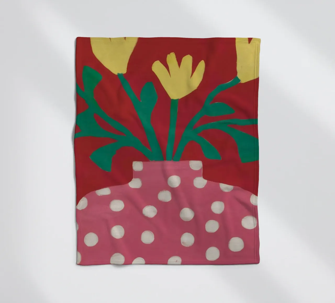 Bouquet di punti rosa coperta in pile da Rain Balance