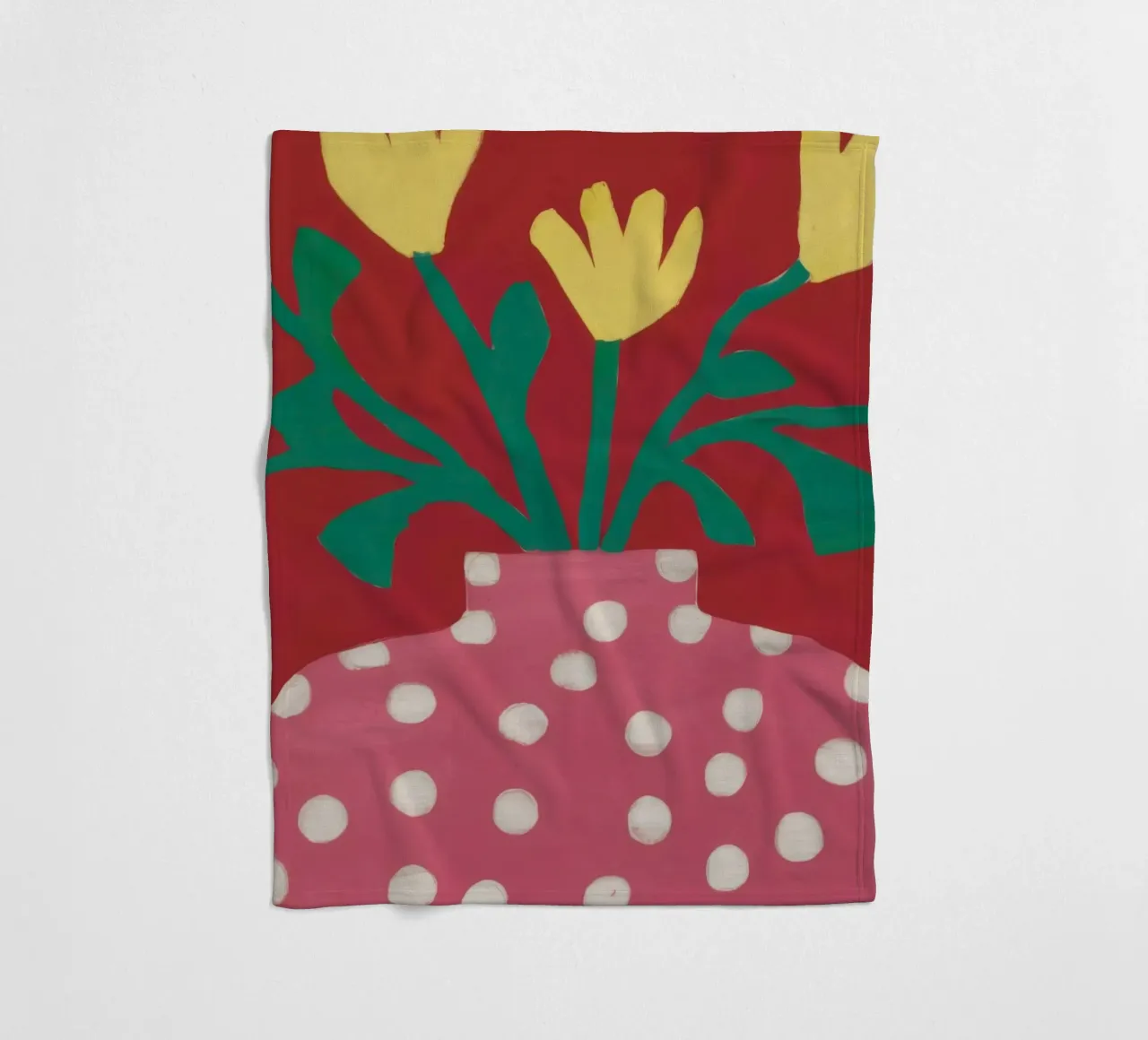 Bouquet di punti rosa coperta in pile da Rain Balance