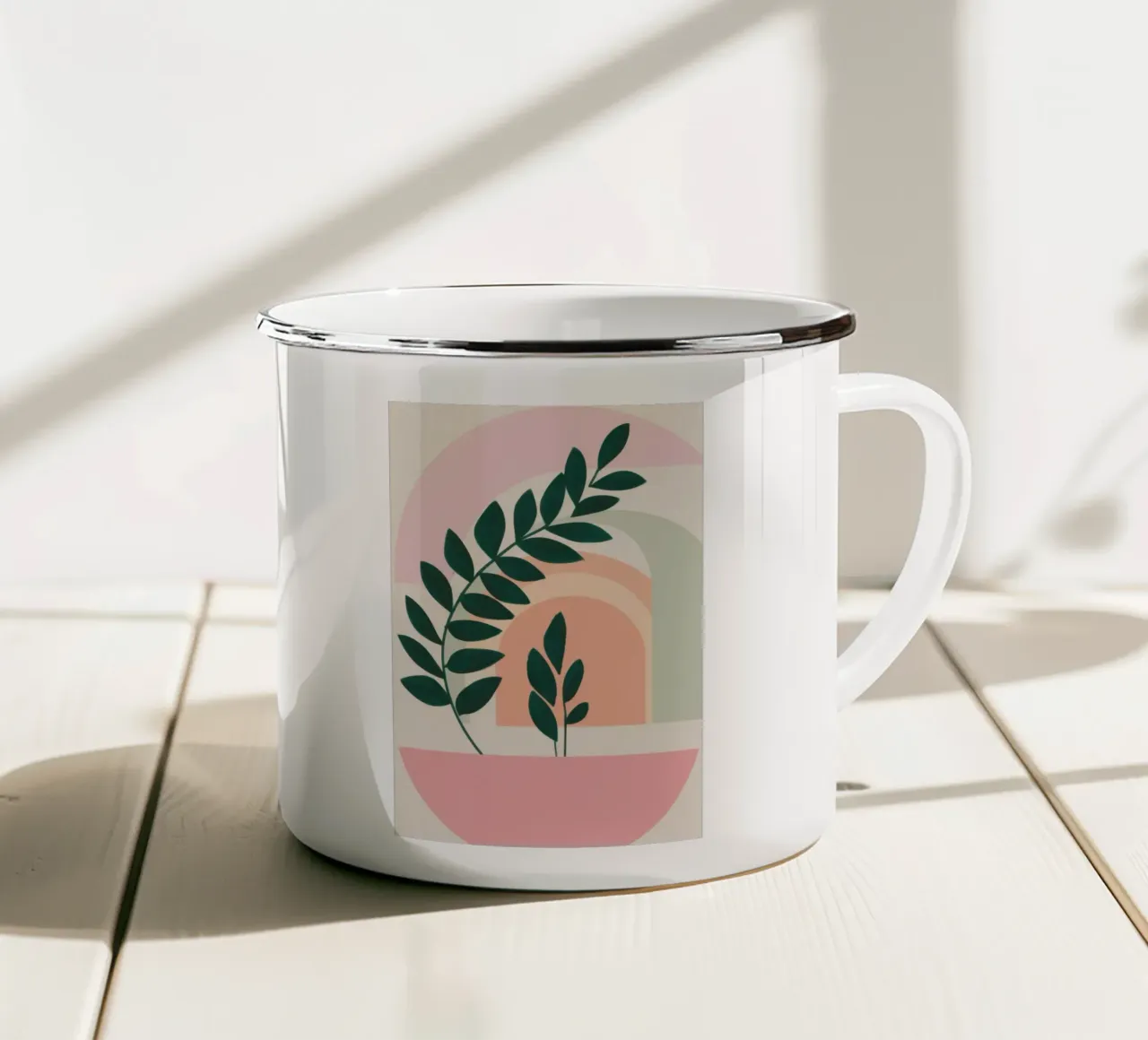Arco Boho Immobile tazza in smalto da Ink Pulse