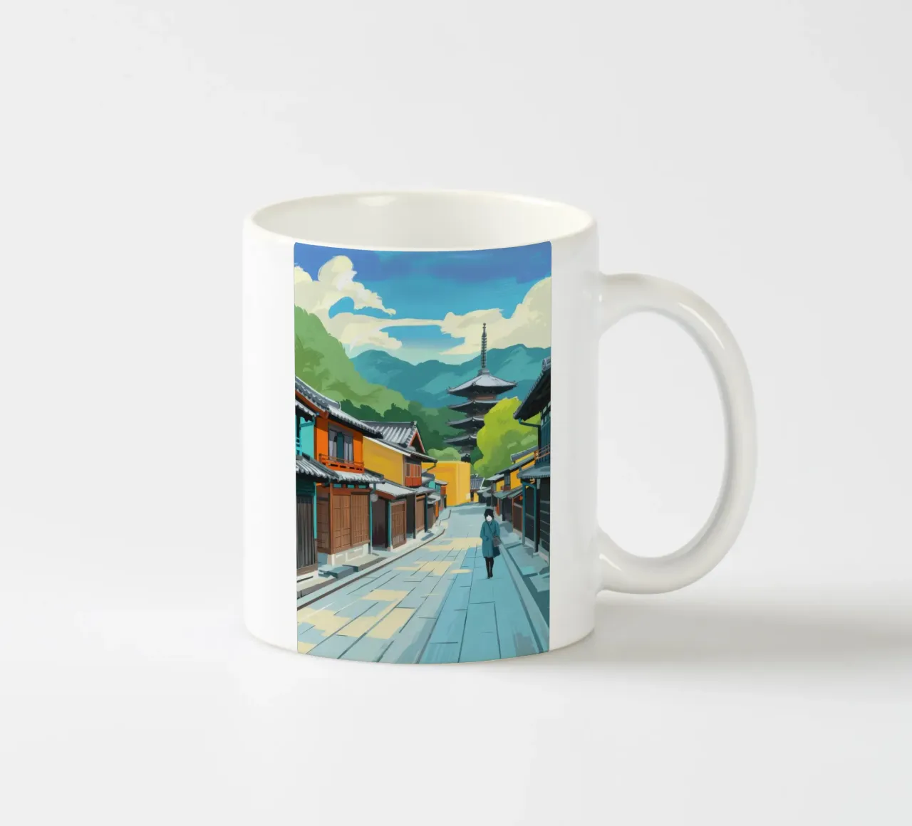 Passaggio alla tranquillità tazza in ceramica da Mythy Brush