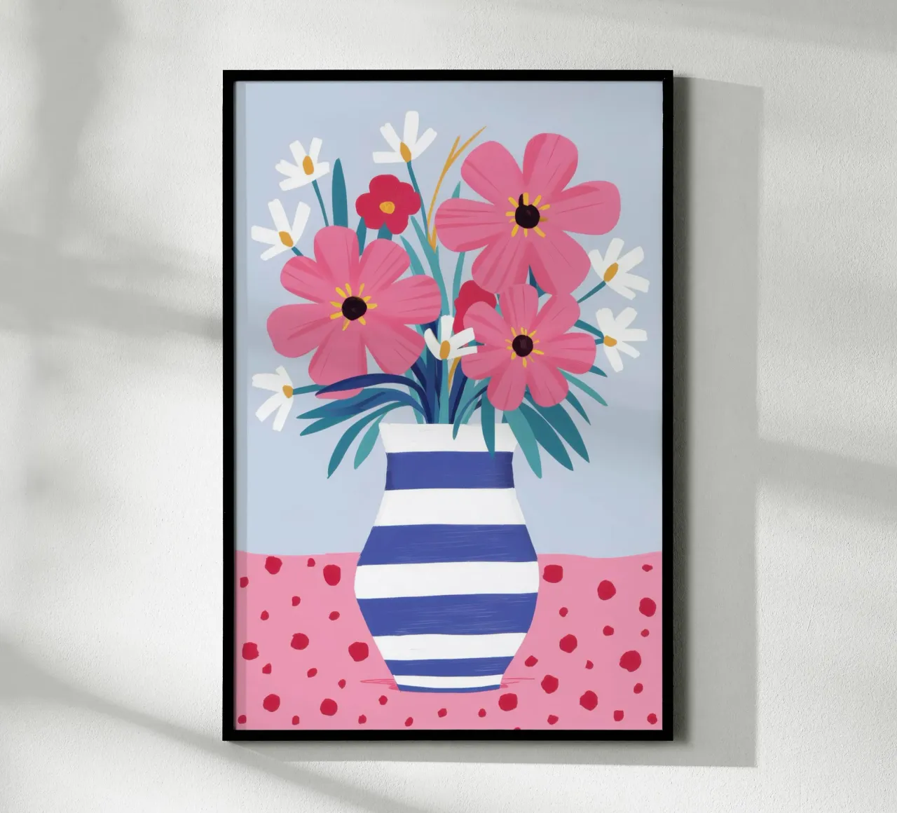 Posy a righe bretoni poster da Rain Balance