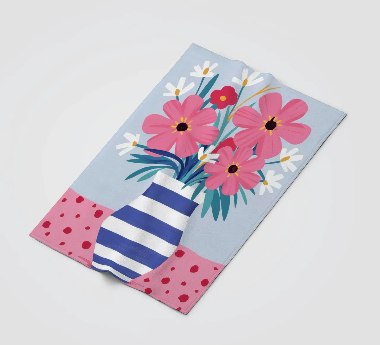 Posy a righe bretoni coperta in pile da Rain Balance