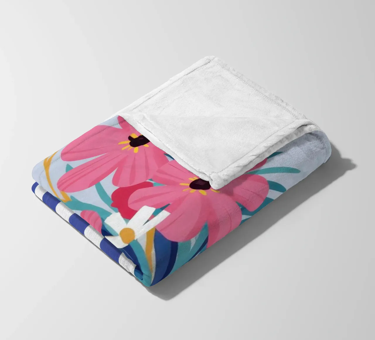 Posy a righe bretoni coperta in pile da Rain Balance