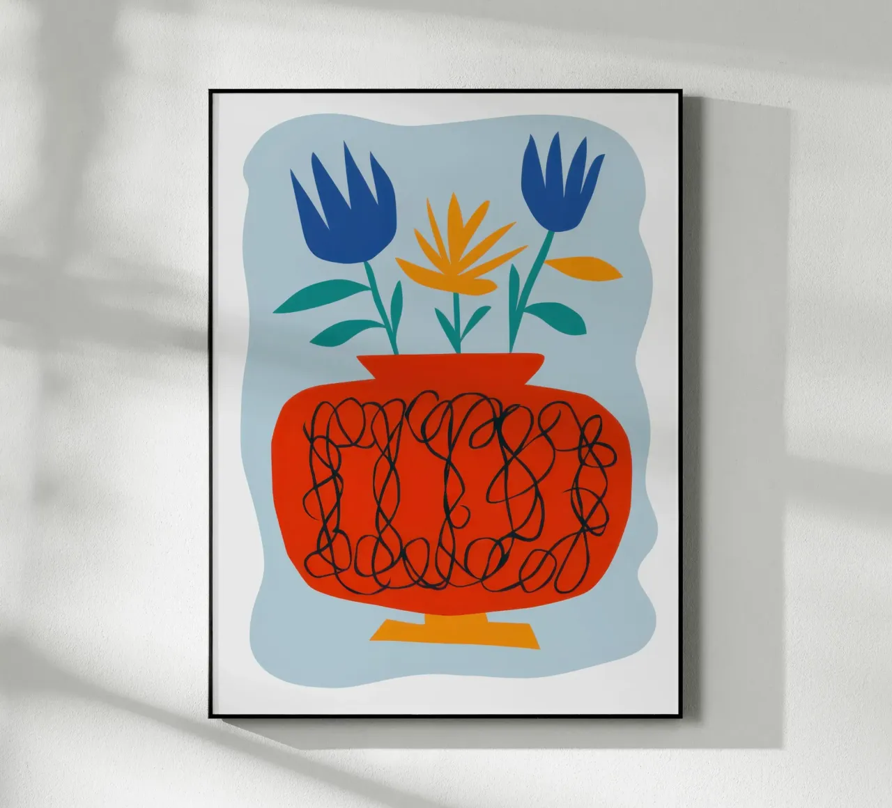 Papaveri in vaso di zucca plexiglass da Giant Foxs