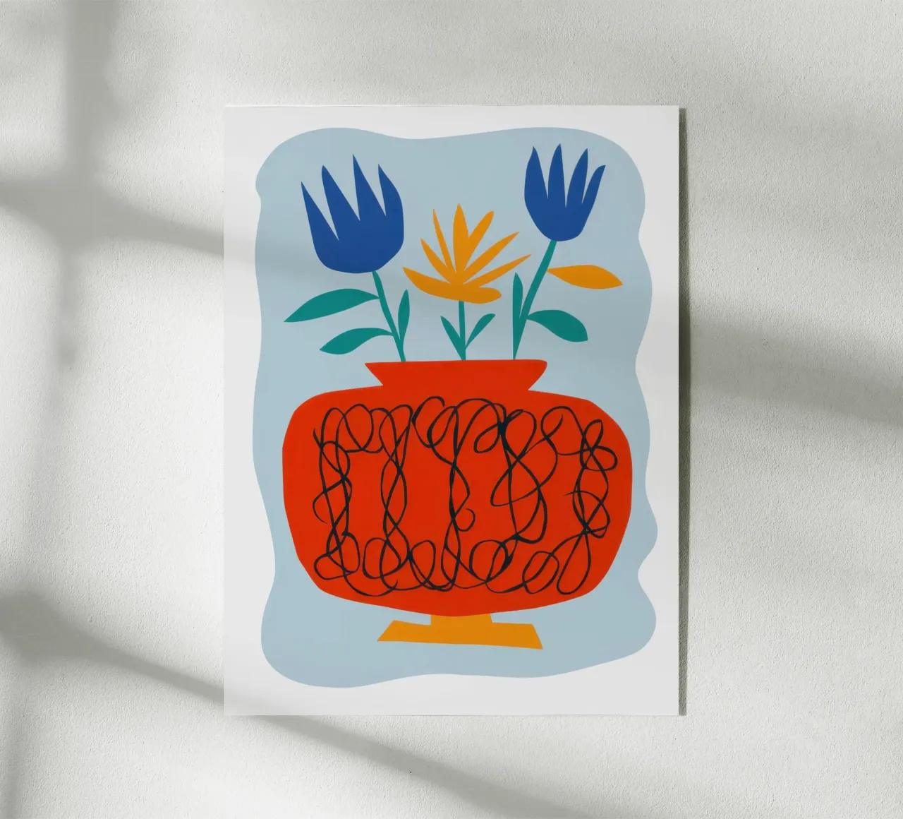 Papaveri in vaso di zucca plexiglass da Giant Foxs