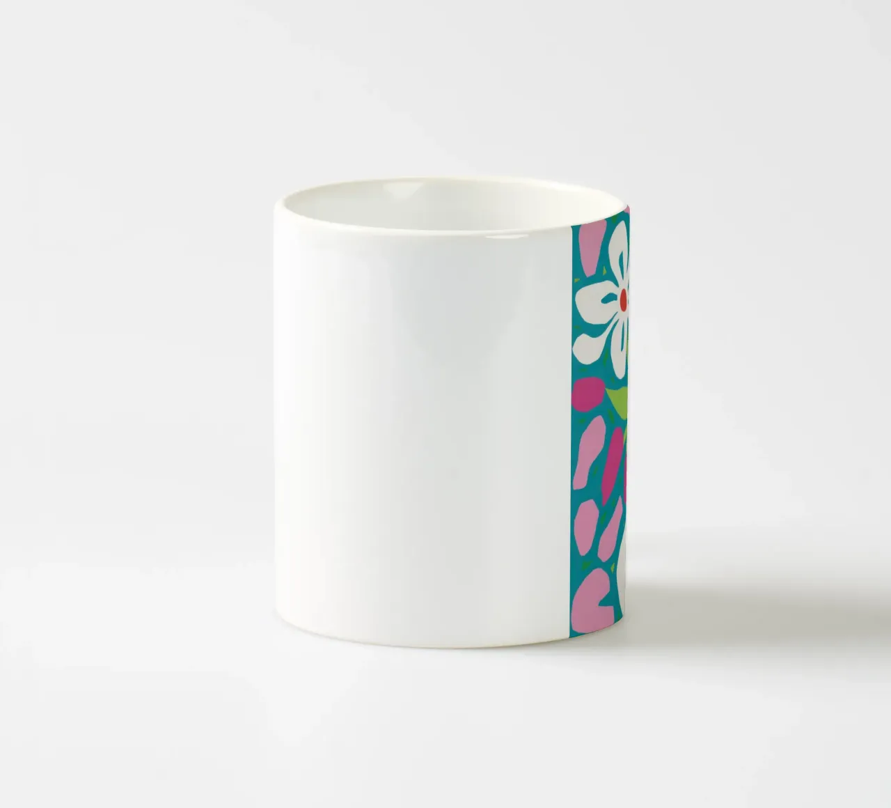Esplosione floreale minimalista tazza in ceramica da Mythy Brush