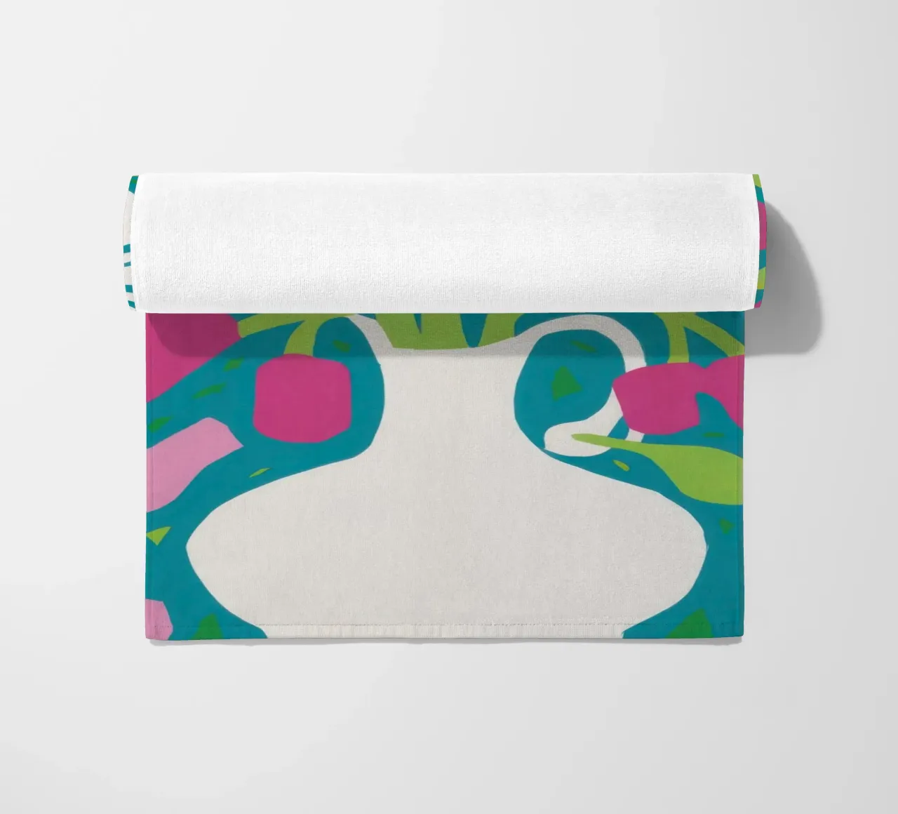 Esplosione floreale minimalista telo mare da Mythy Brush