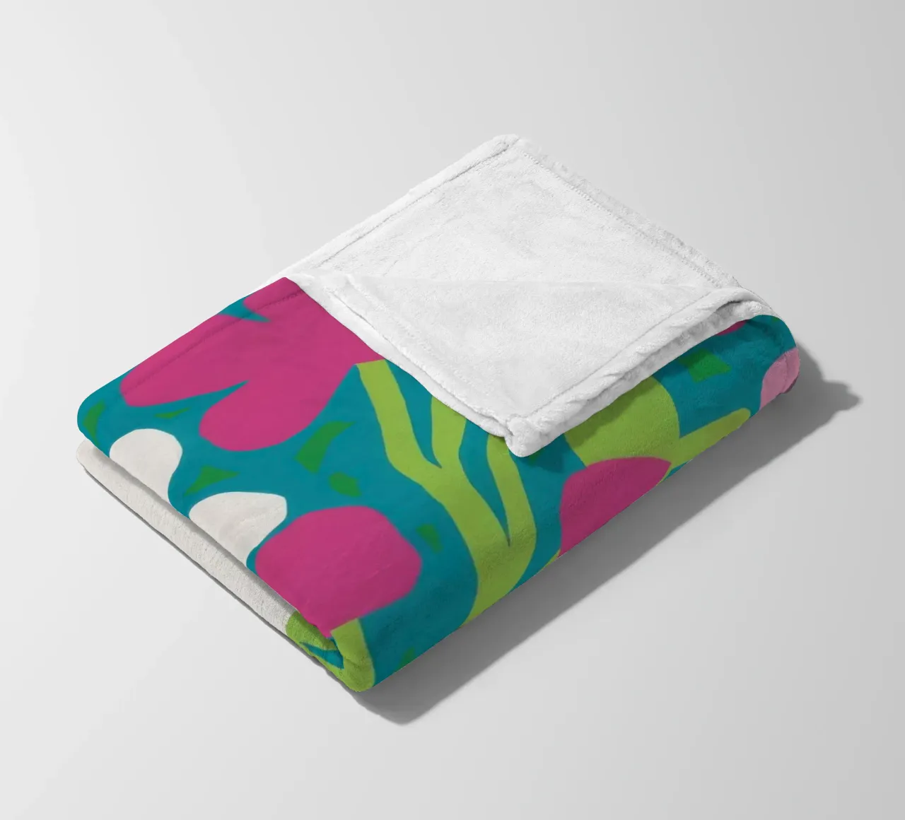 Esplosione floreale minimalista coperta in pile da Mythy Brush