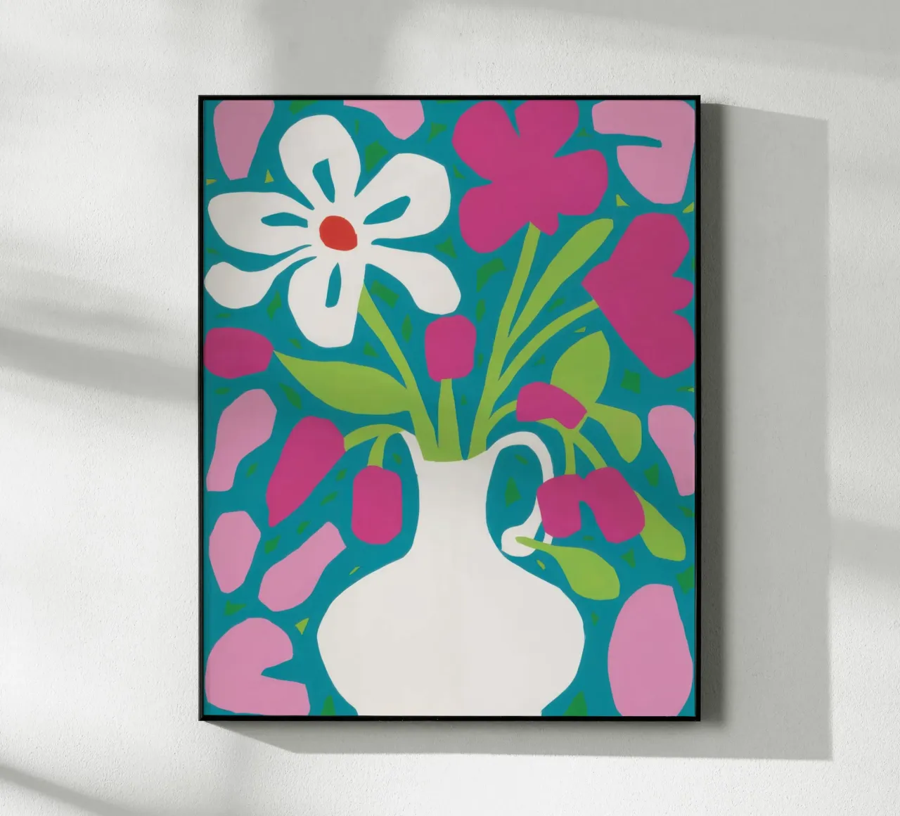 Esplosione floreale minimalista plexiglass da Mythy Brush