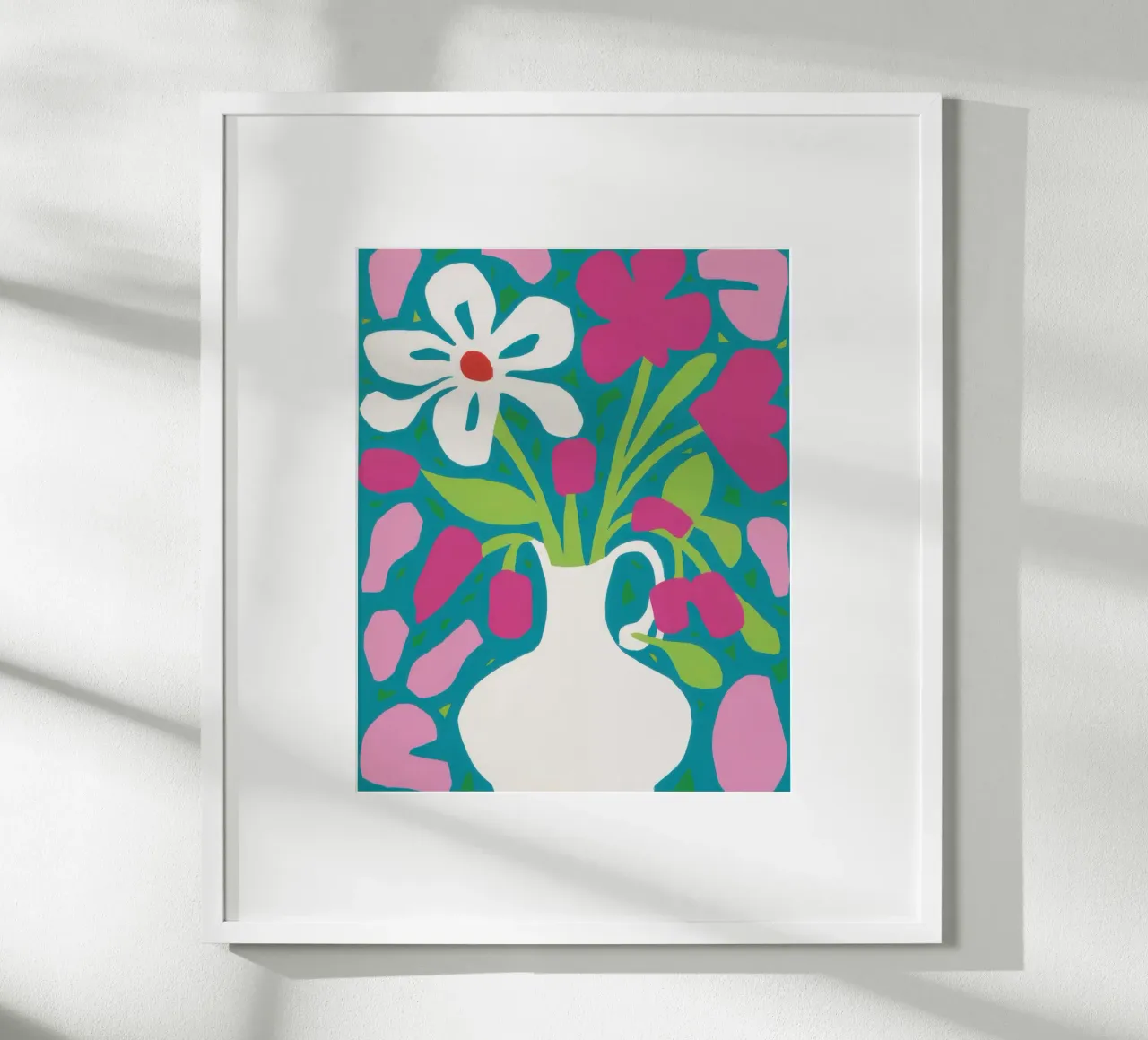 Esplosione floreale minimalista carta hahnemühle da Mythy Brush