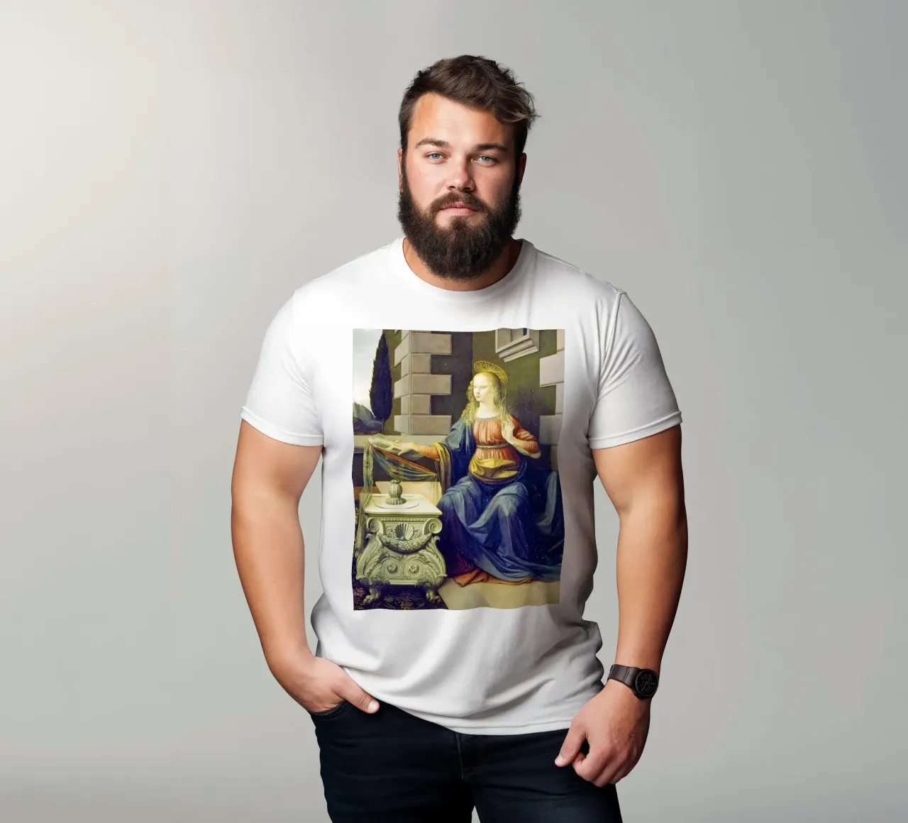 It actually started in a small town t-shirt da Susanprint