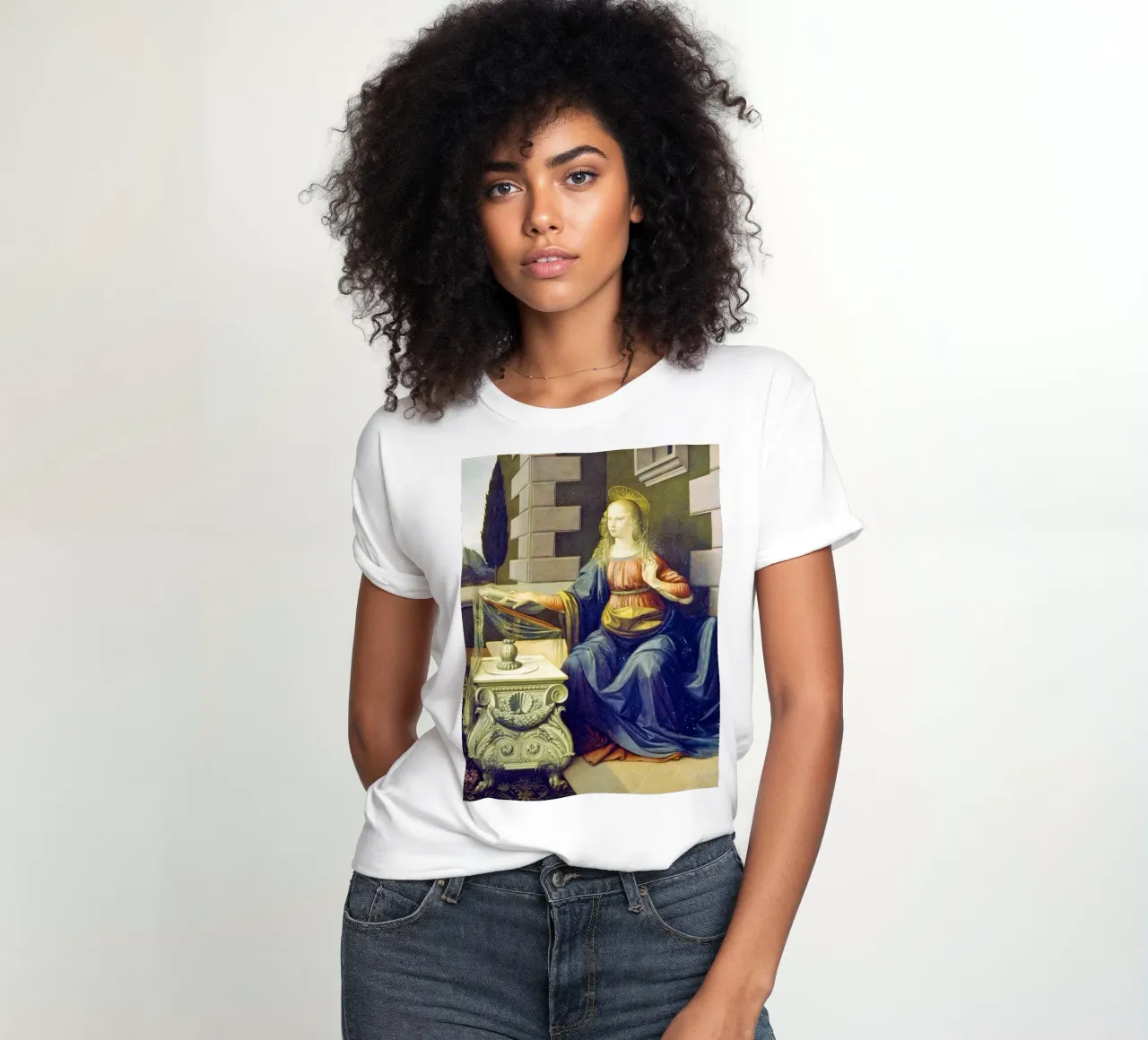 It actually started in a small town t-shirt da donna da Susanprint