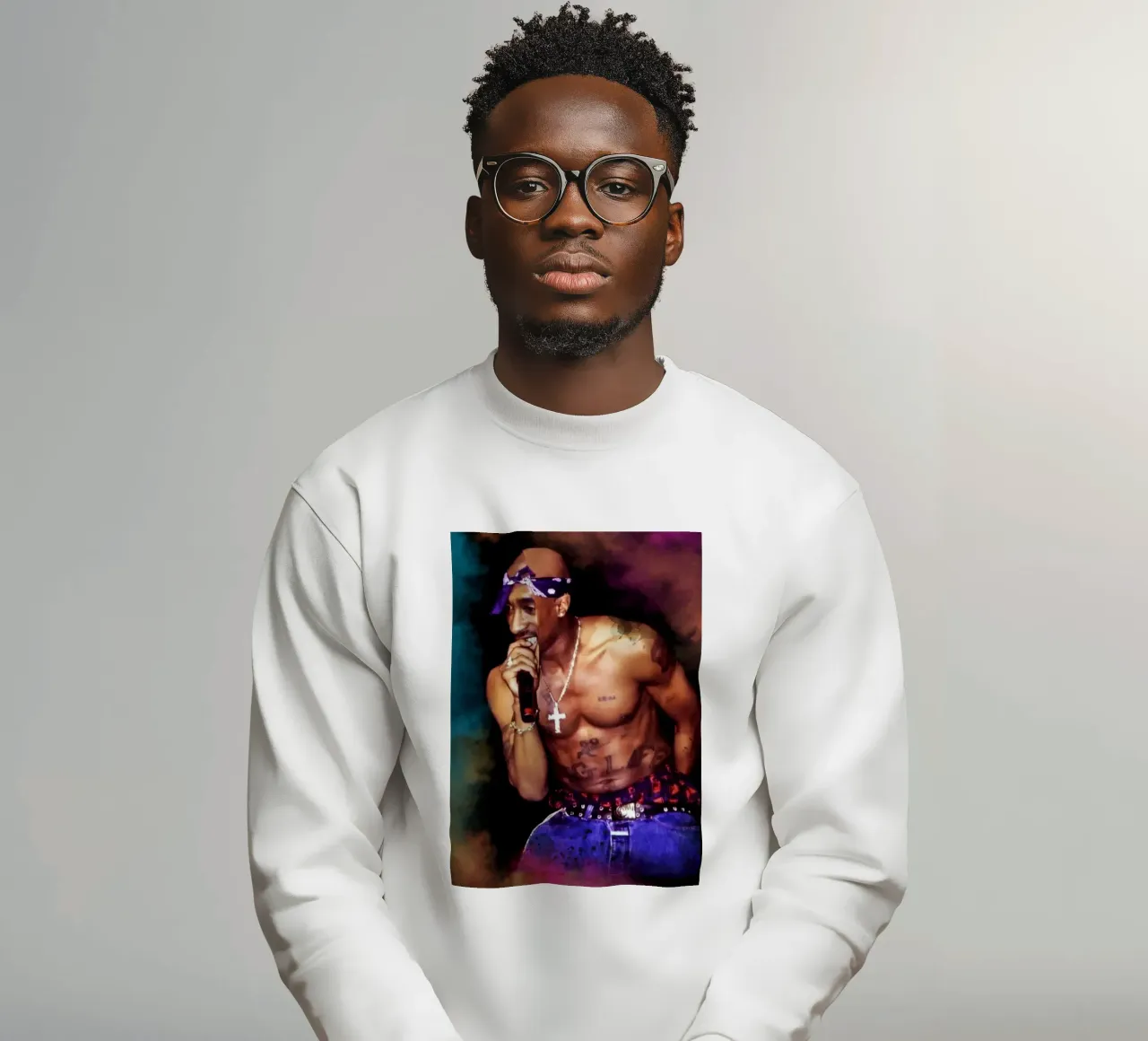 Tupac on stage felpa da Lembayung art