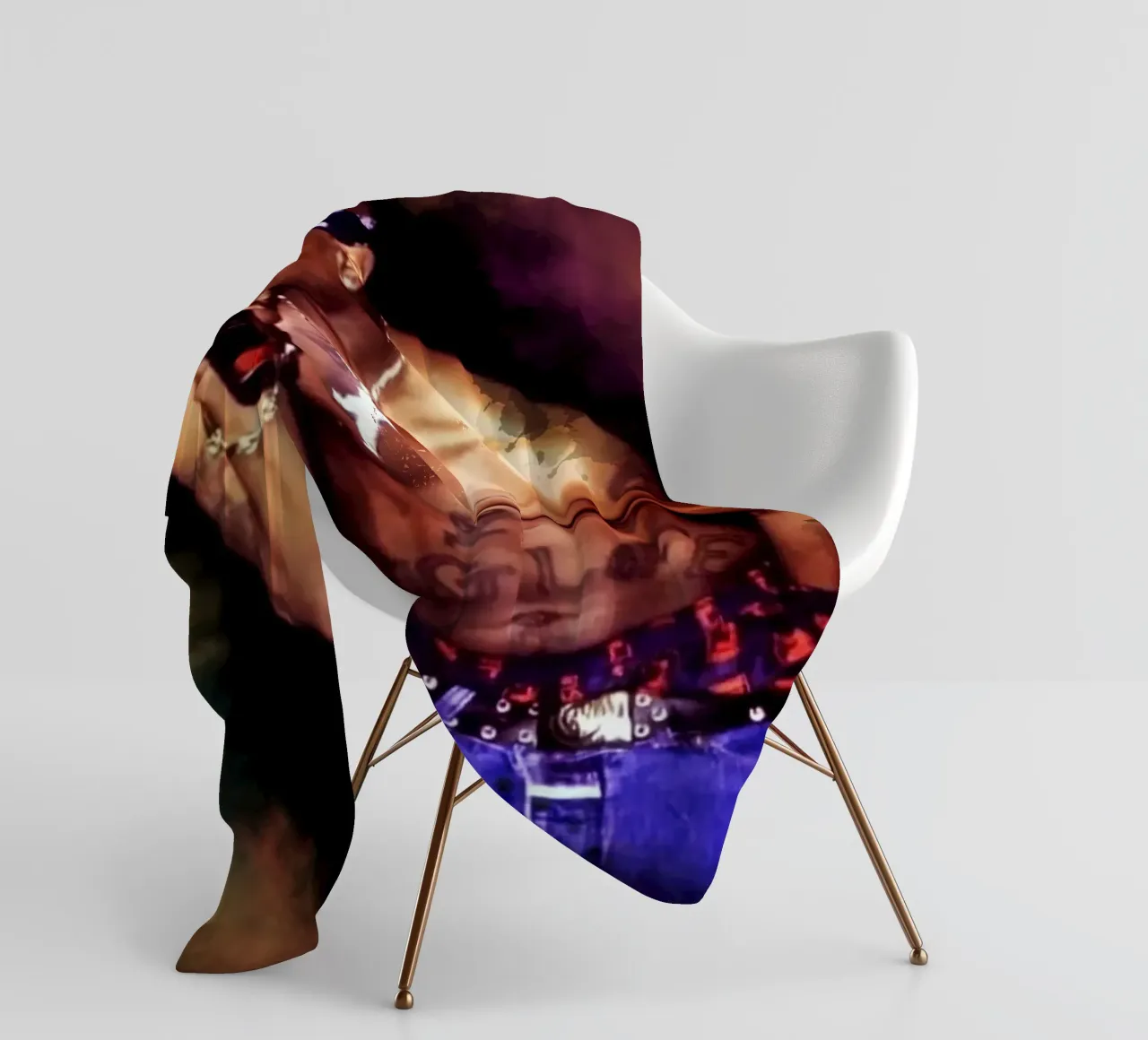 Tupac on stage coperta in pile da Lembayung art