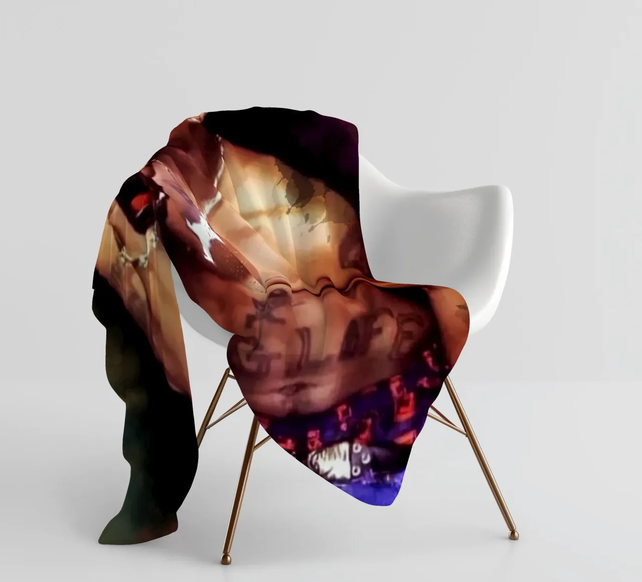 Tupac on stage coperta in pile da Lembayung art