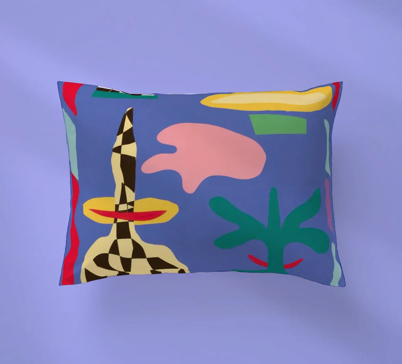Gioia grafica decostruita cuscino da Ink Pulse