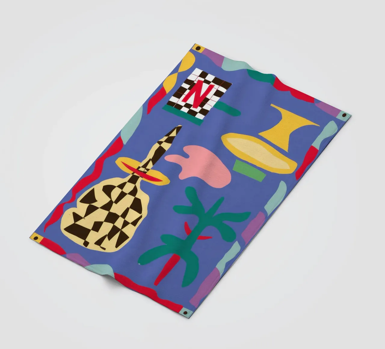 Gioia grafica decostruita coperta in pile da Ink Pulse
