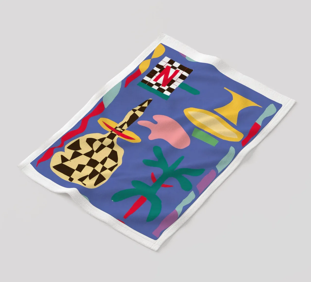 Gioia grafica decostruita coperta in pile da Ink Pulse