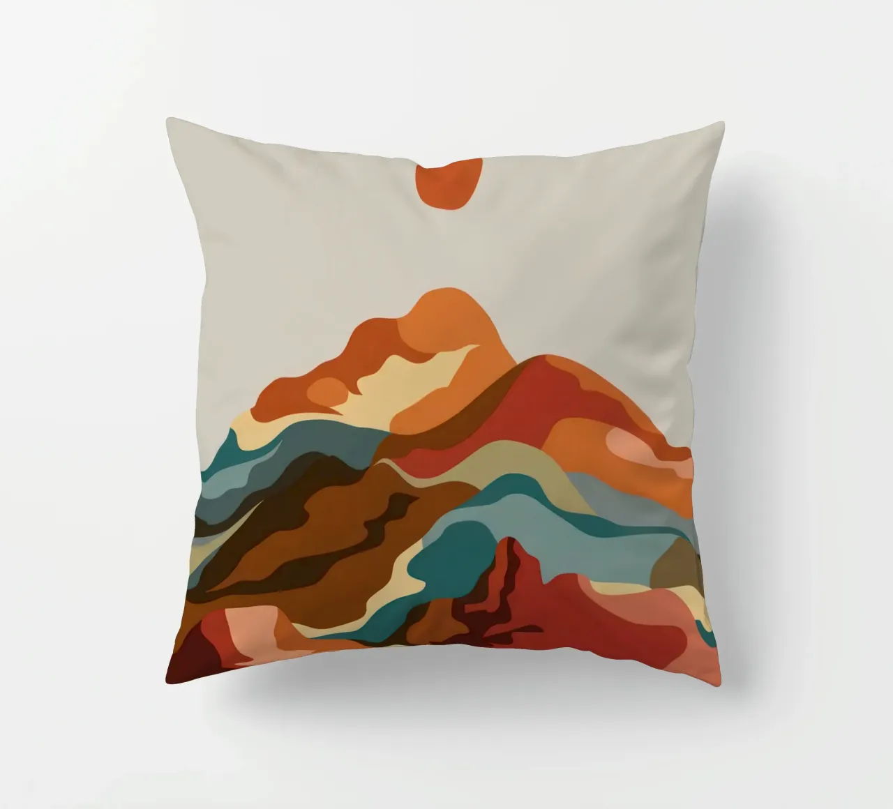 Terra Cotta Sun Scape cuscino da Rain Balance