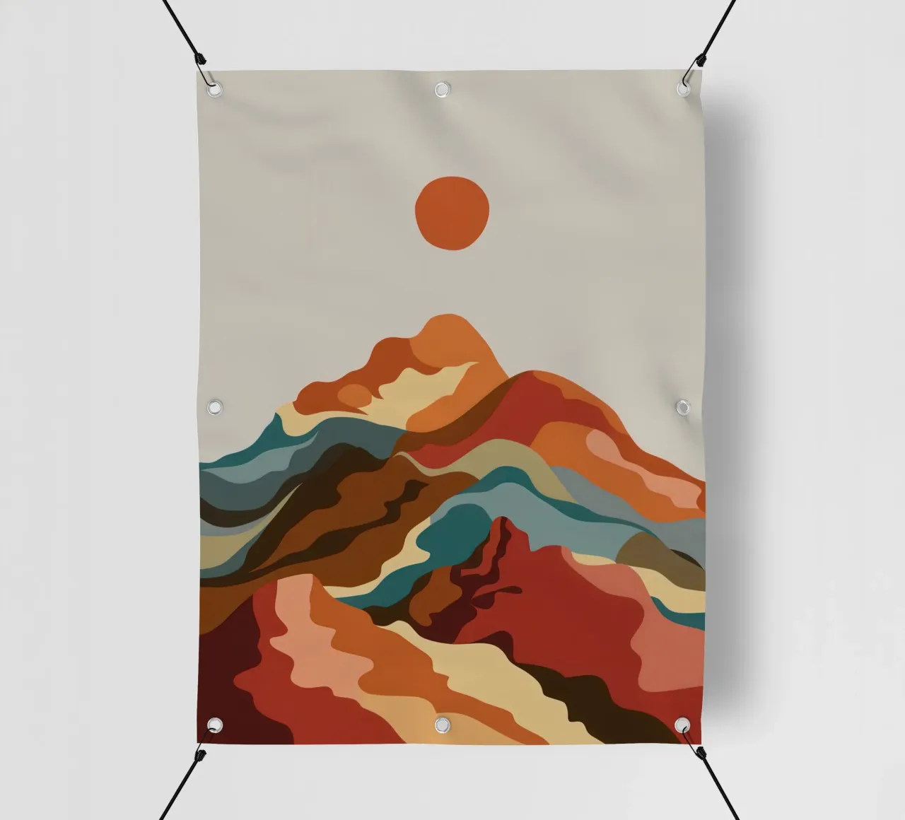 Terra Cotta Sun Scape telo in pvc da Rain Balance