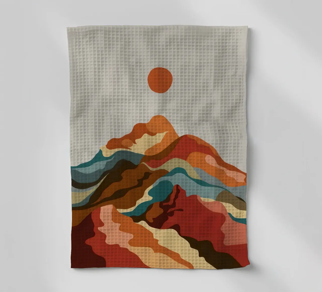 Terra Cotta Sun Scape canovaccio da cucina da Rain Balance