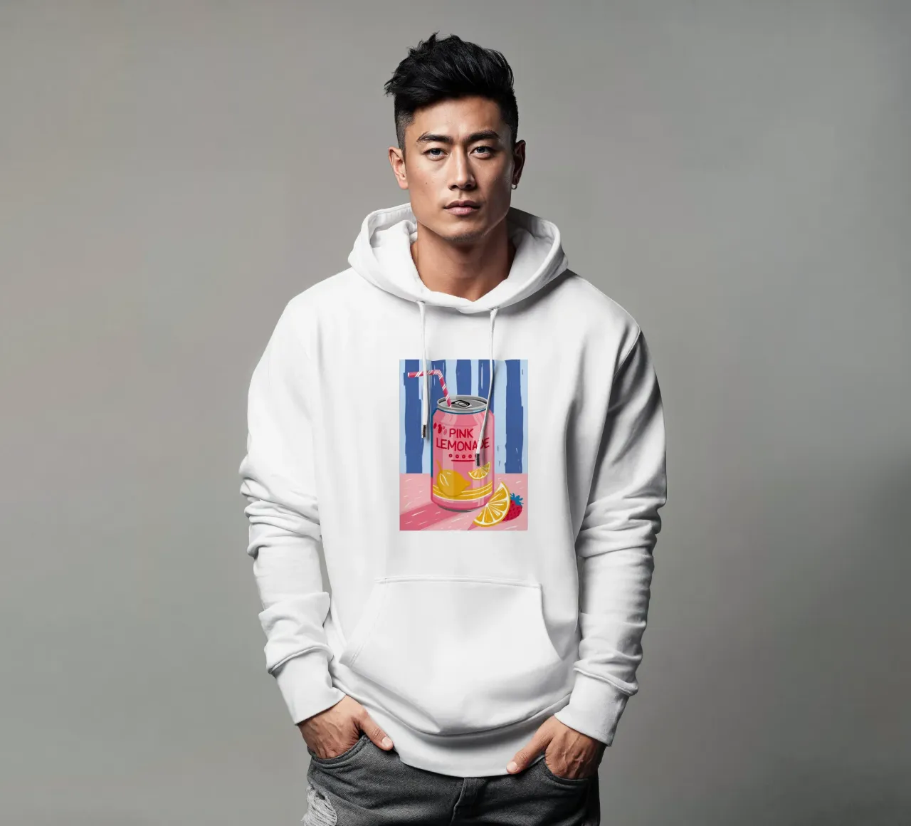 Fizzing Pink Lemonade felpa con cappuccio da Ink Pulse