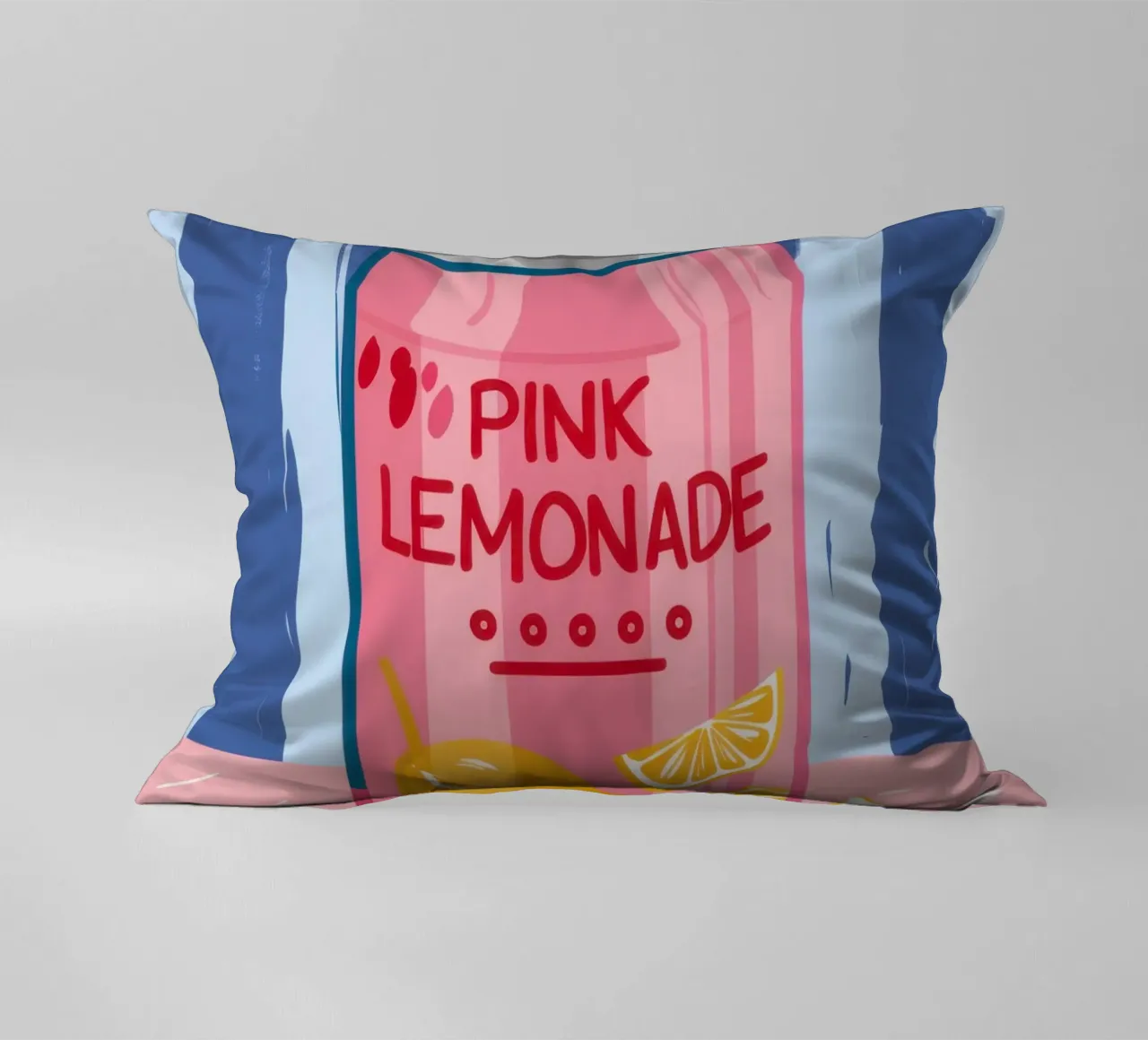 Fizzing Pink Lemonade cuscino da Ink Pulse