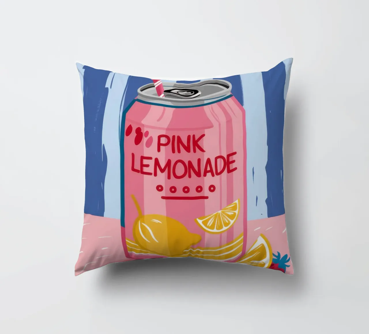 Fizzing Pink Lemonade cuscino da Ink Pulse