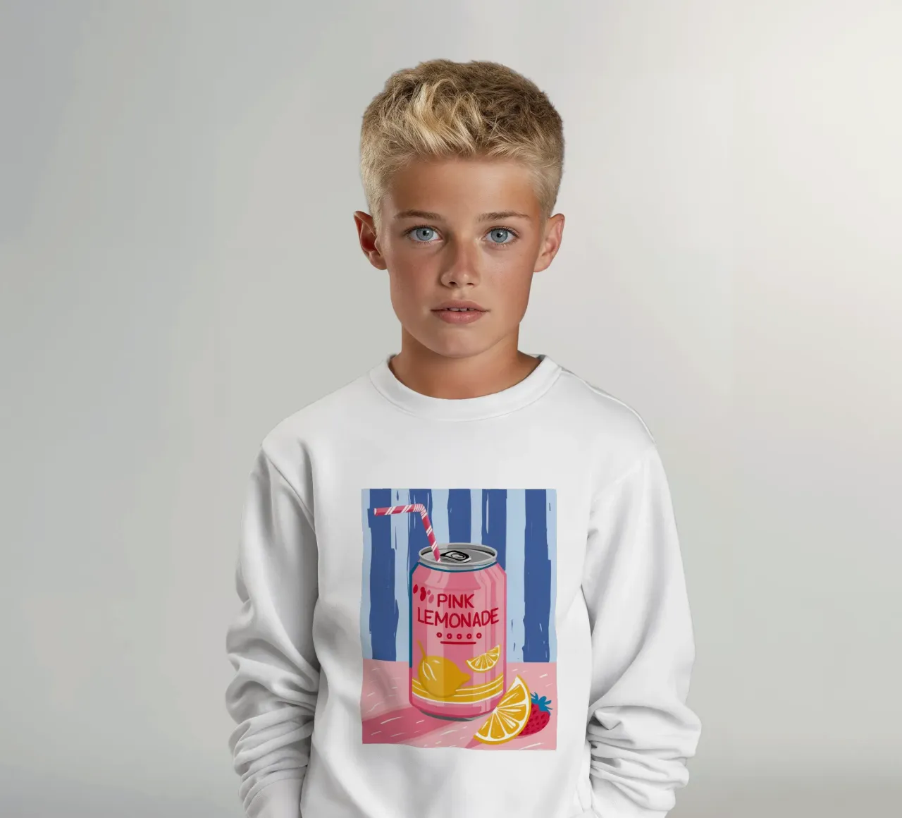 Fizzing Pink Lemonade felpa bambino da Ink Pulse