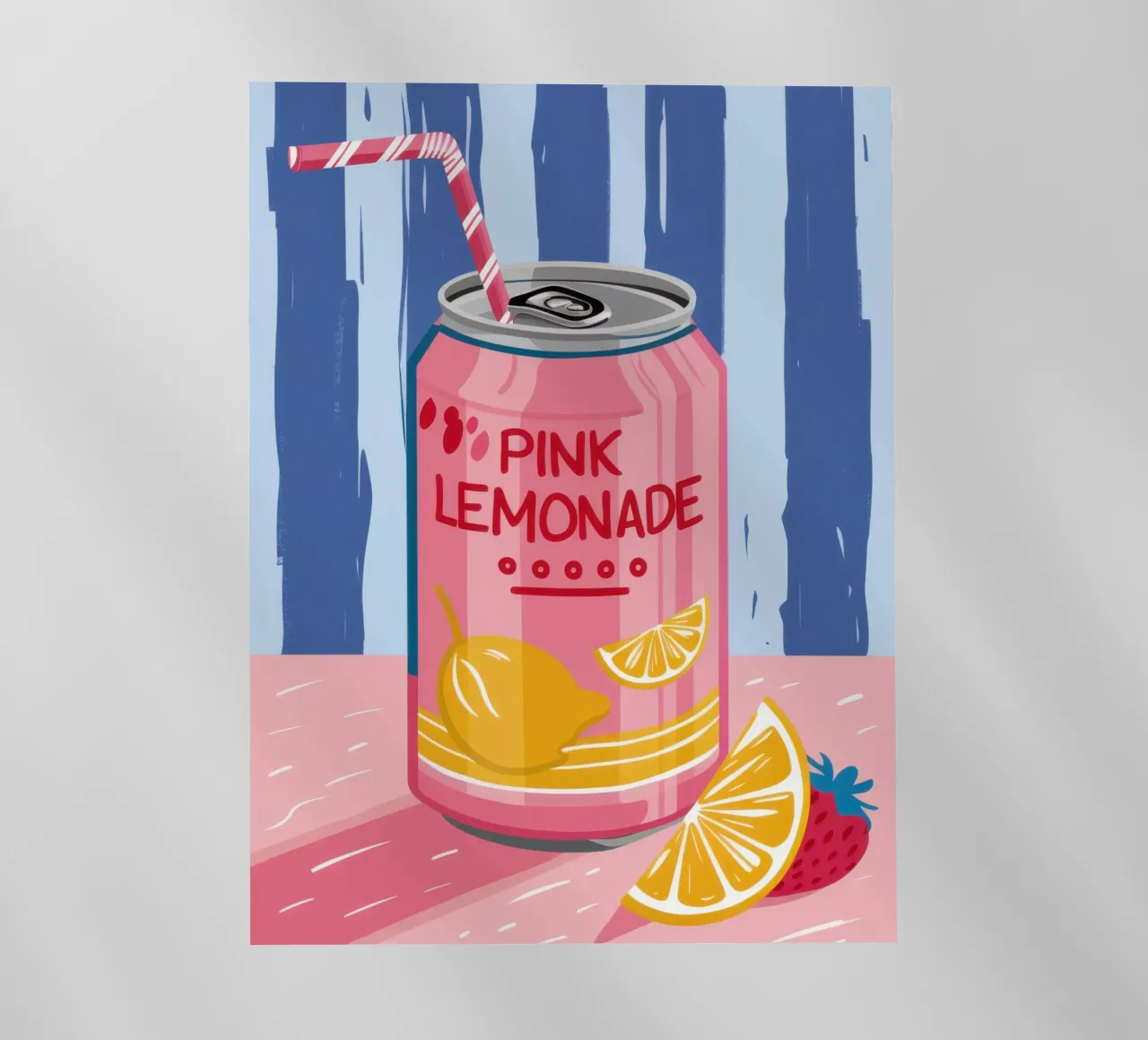 Fizzing Pink Lemonade pellicola backlit da Ink Pulse