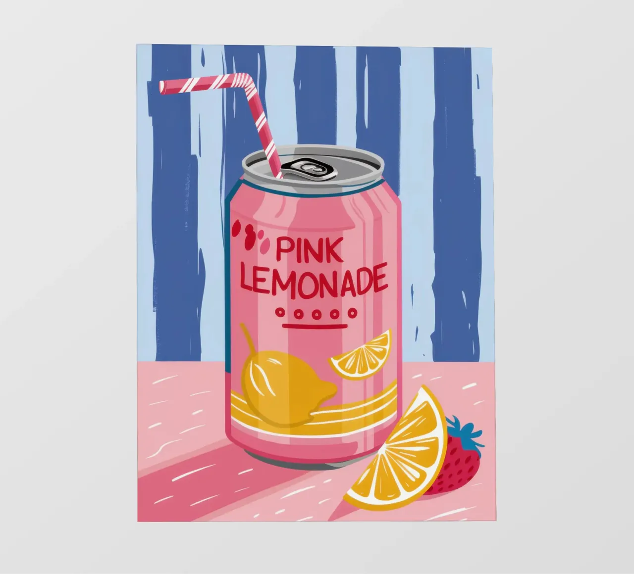 Fizzing Pink Lemonade pellicola backlit da Ink Pulse
