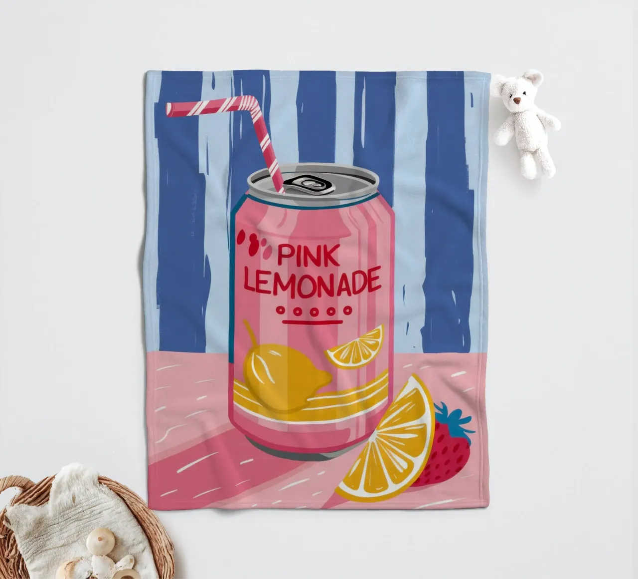 Fizzing Pink Lemonade coperta in pile da Ink Pulse