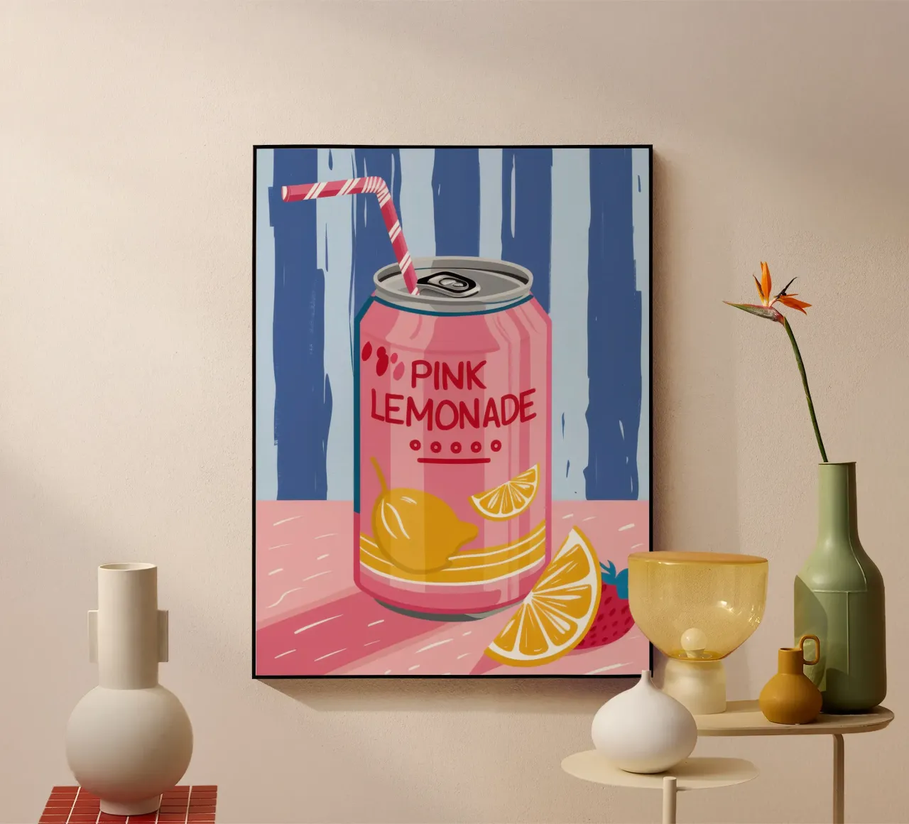 Fizzing Pink Lemonade plexiglass da Ink Pulse