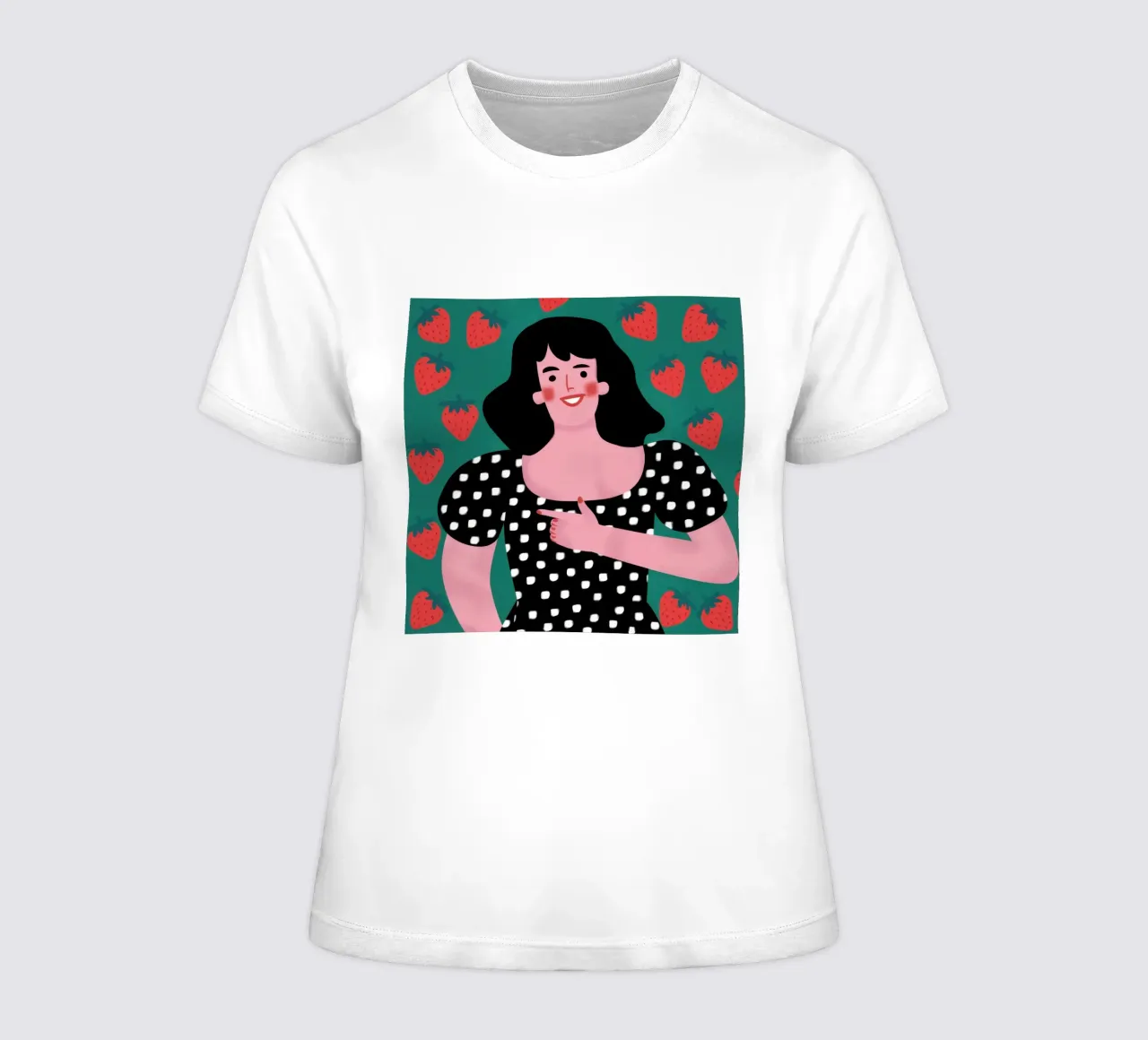 Unabashedly in Love women's fitted t-shirt by Ink Pulse