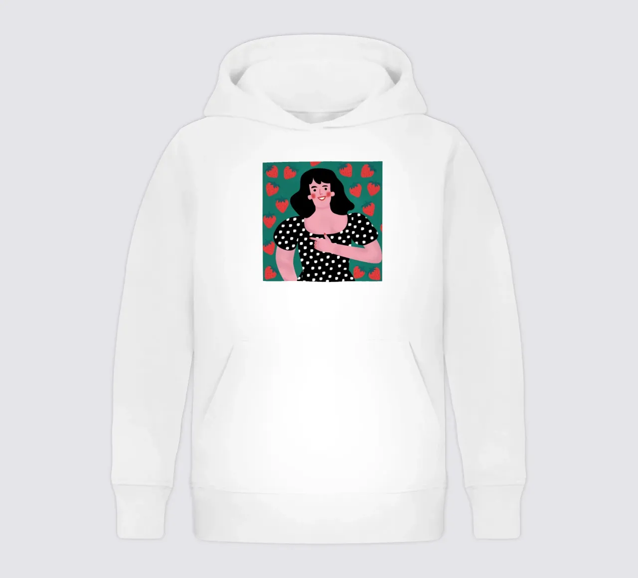 Unabashedly in Love kids hoodie by Ink Pulse