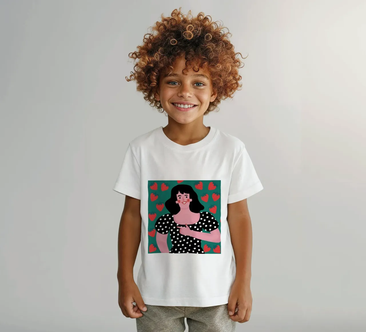 Unabashedly in Love kids t-shirt by Ink Pulse