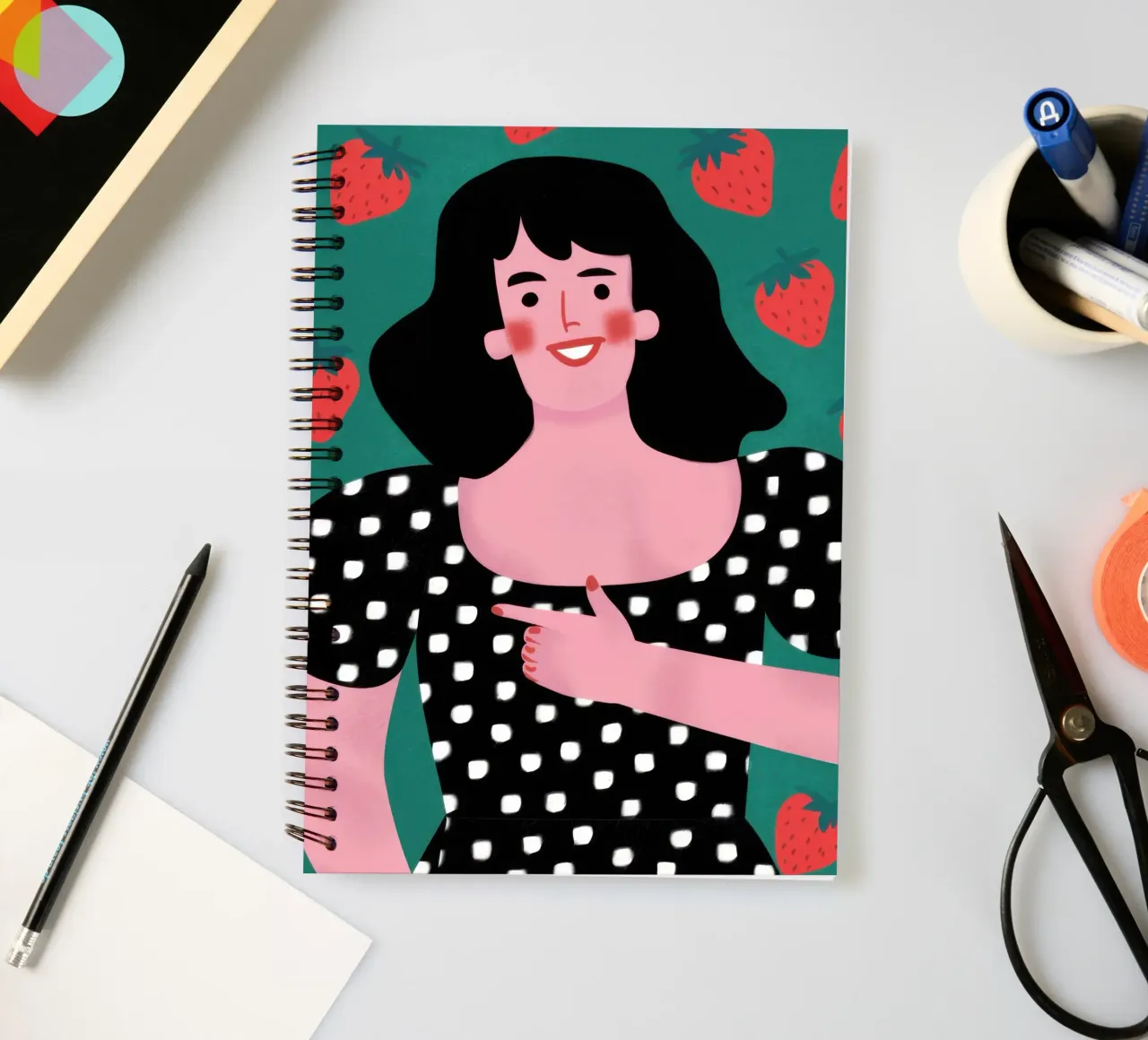 Unabashedly in Love spiral notebook by Ink Pulse