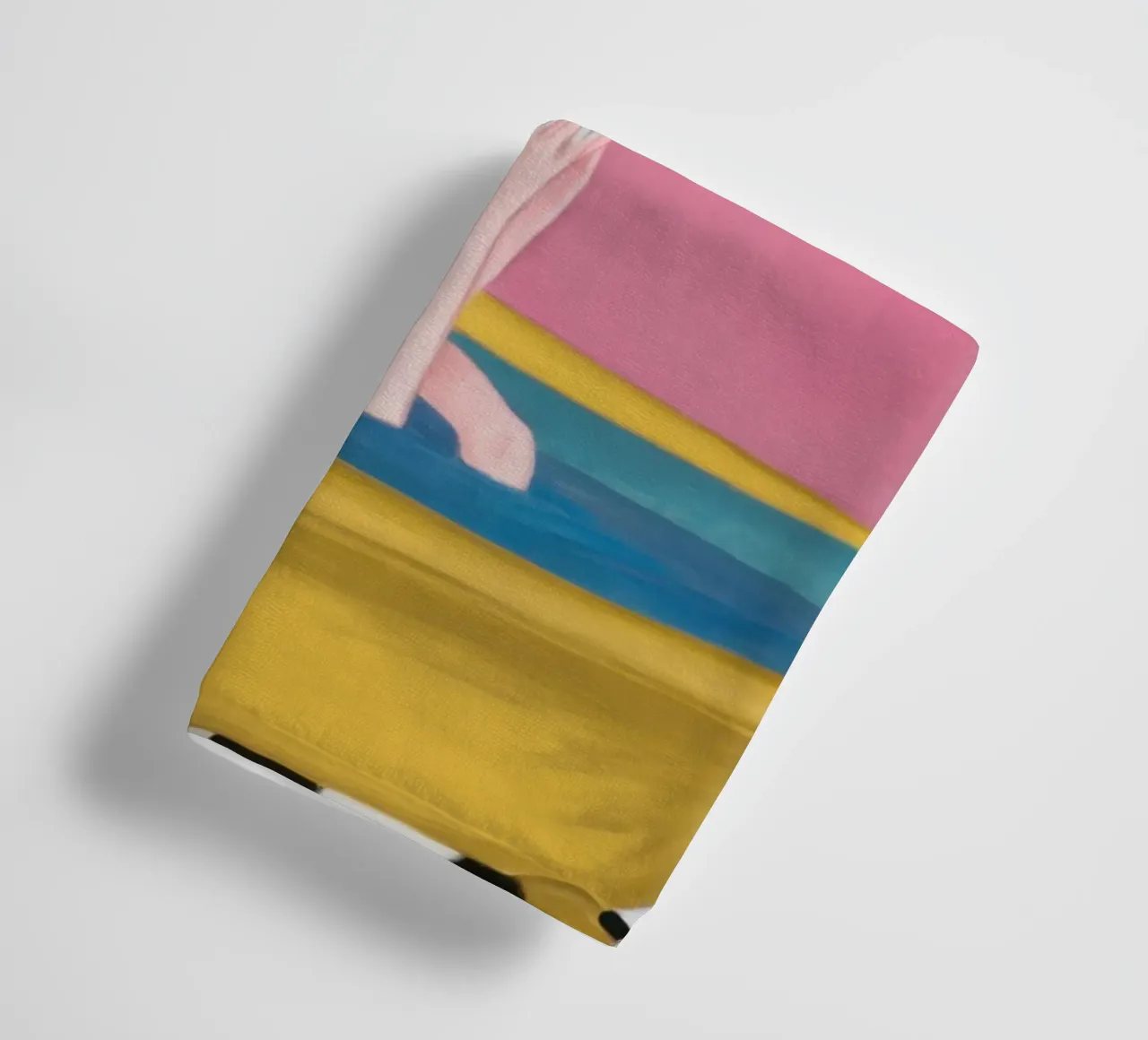 Baignoire jaune Sérénité serviette de bain de Mythy Brush