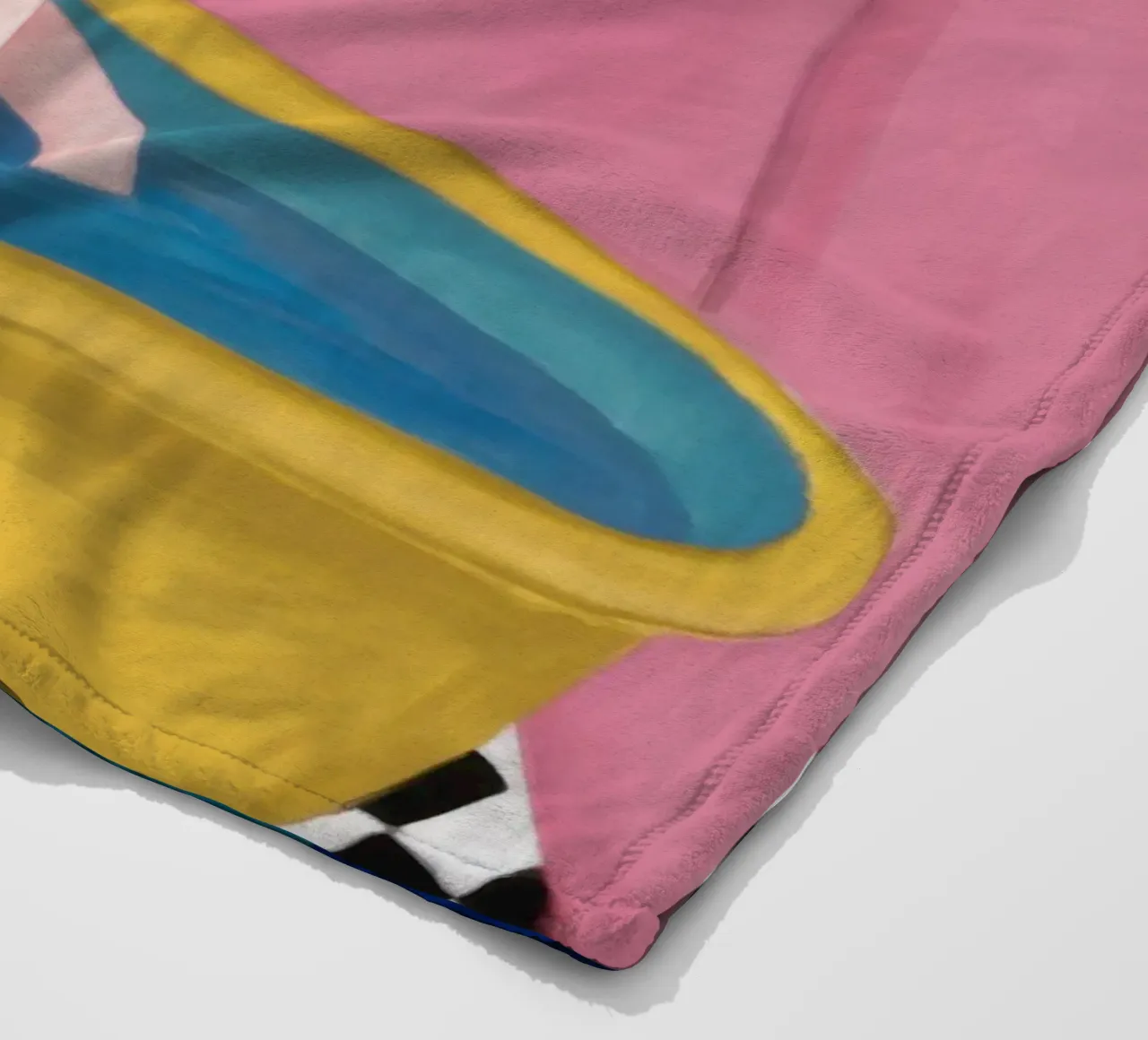 Vasca da bagno gialla Serenity coperta in pile da Mythy Brush