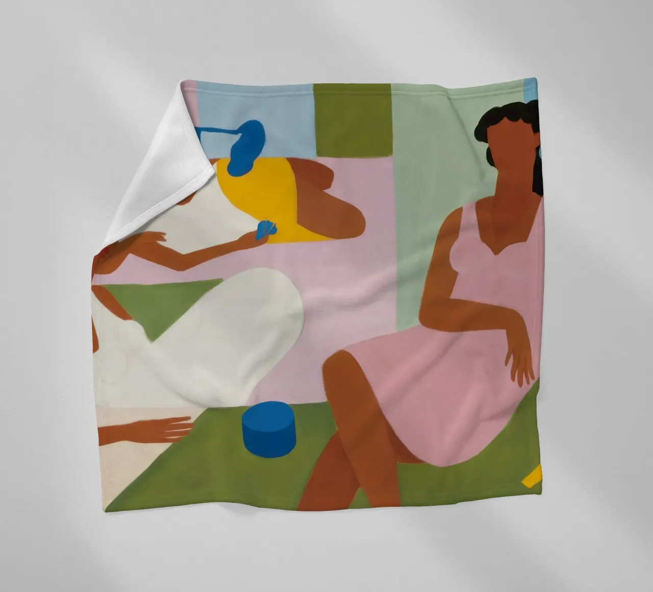 Uno spazio tranquillo e condiviso coperta in pile da Ink Pulse