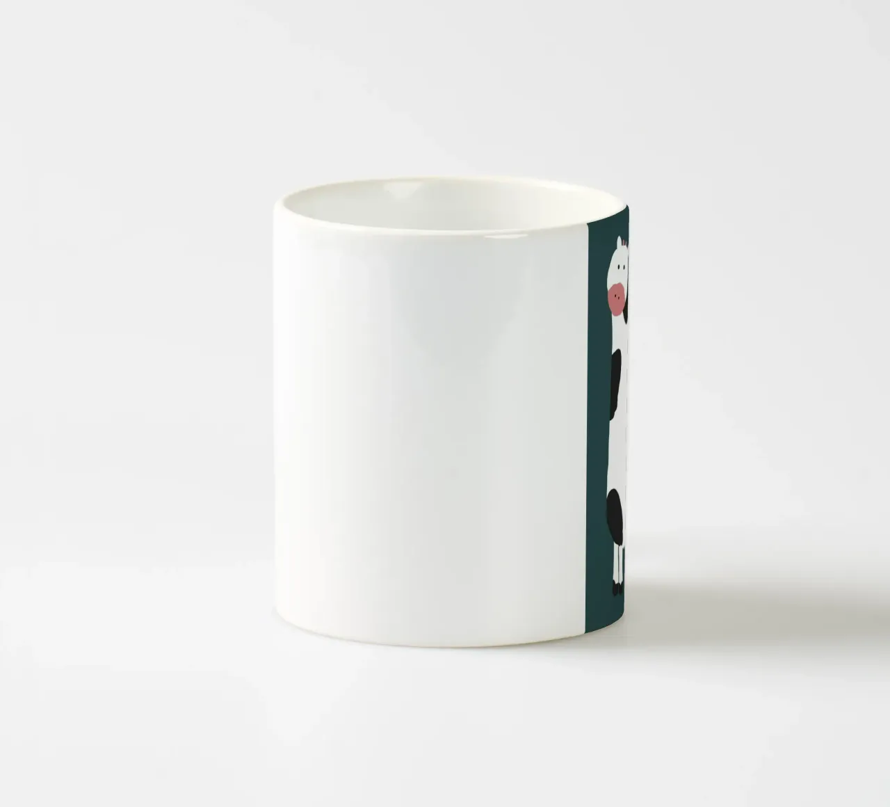 Mucca semplice tazza in ceramica da maramirage
