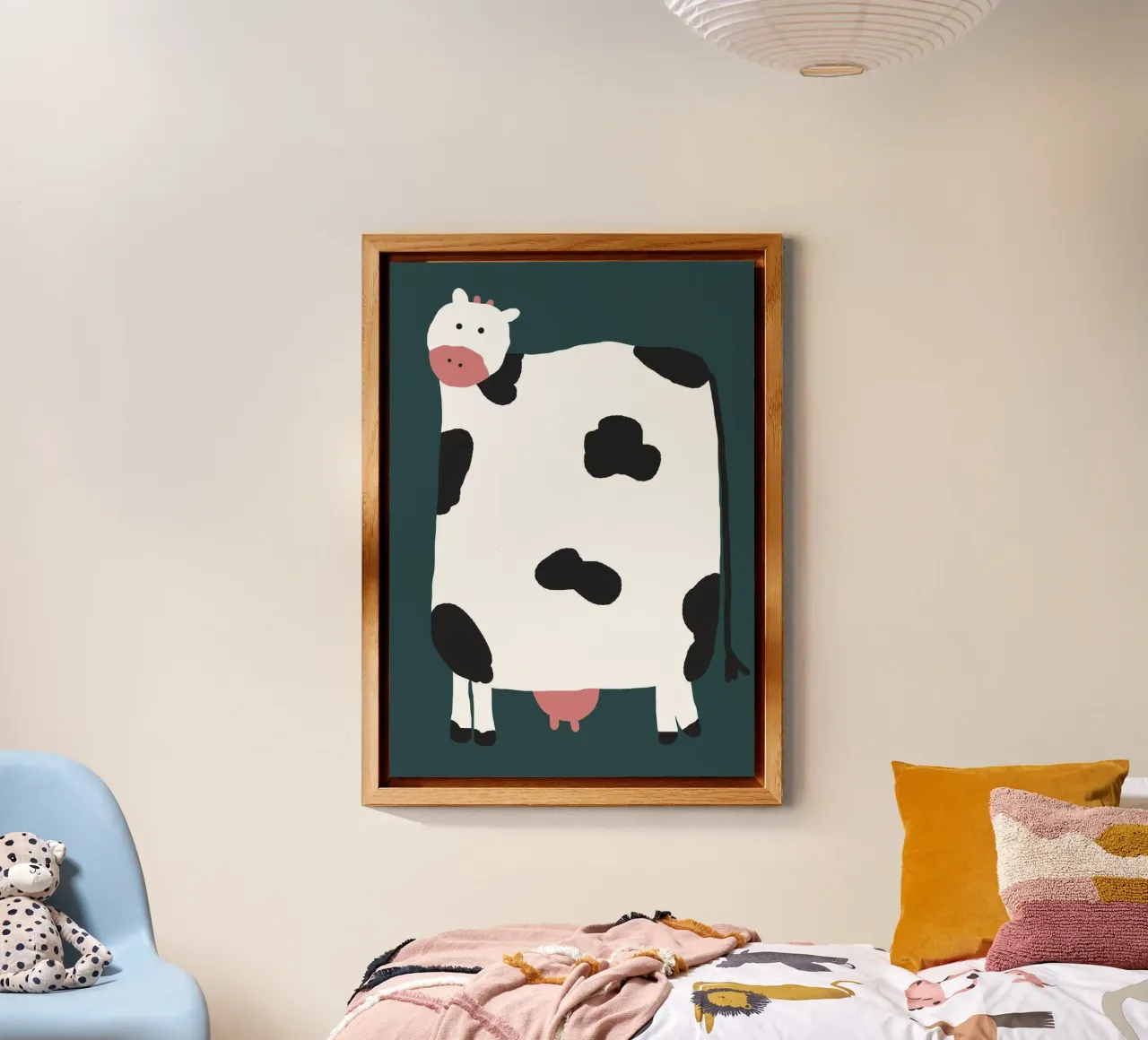 Mucca semplice alluminio dibond da maramirage