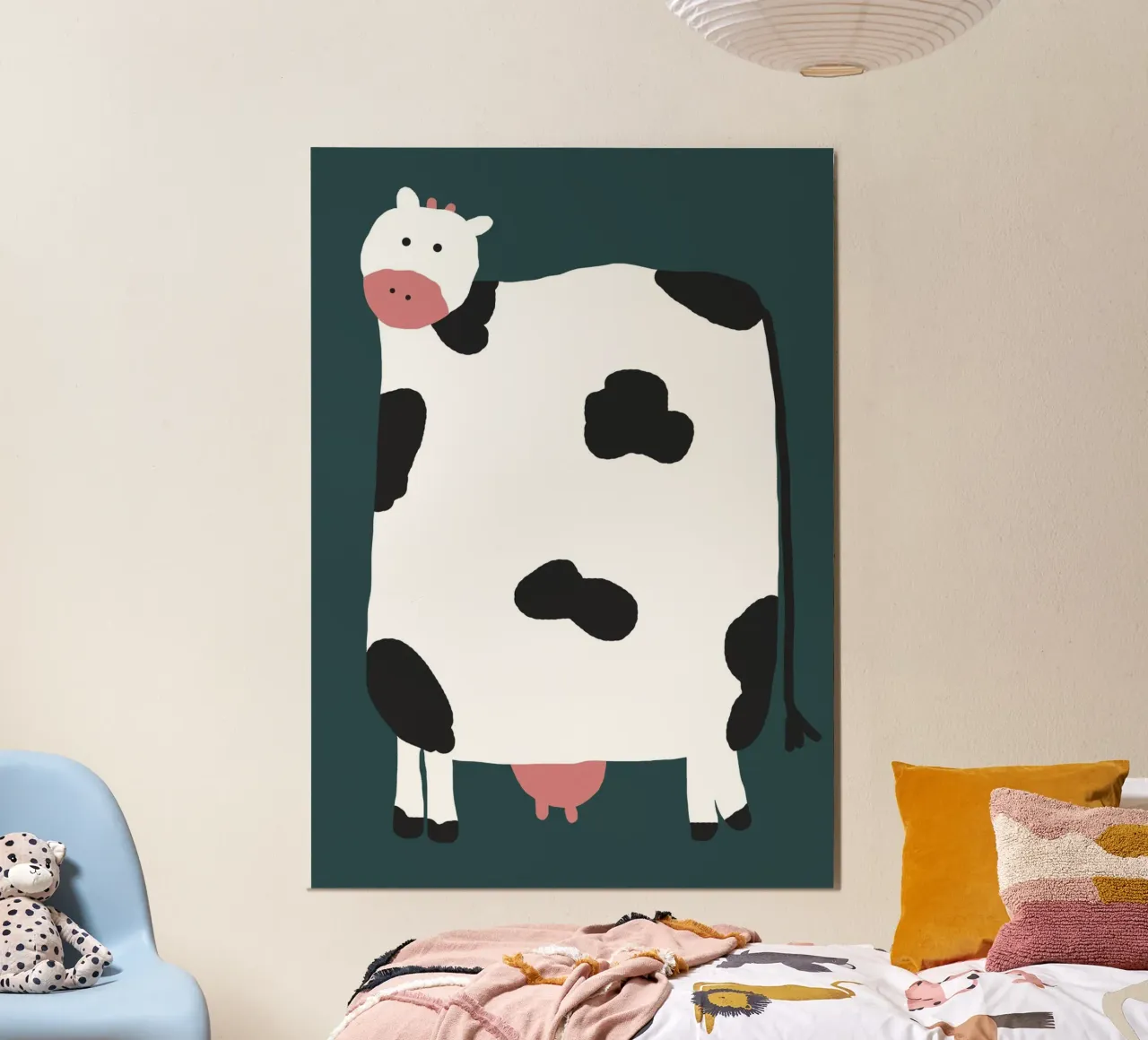 Mucca semplice alluminio dibond da maramirage